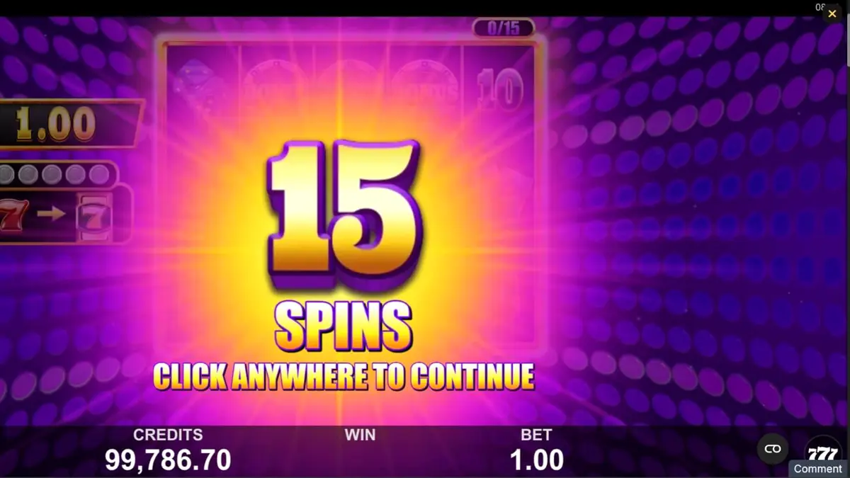 Tampilan antarmuka slot Cash Spree Gold di layar ponsel pintar dengan simbol emas yang berkilau